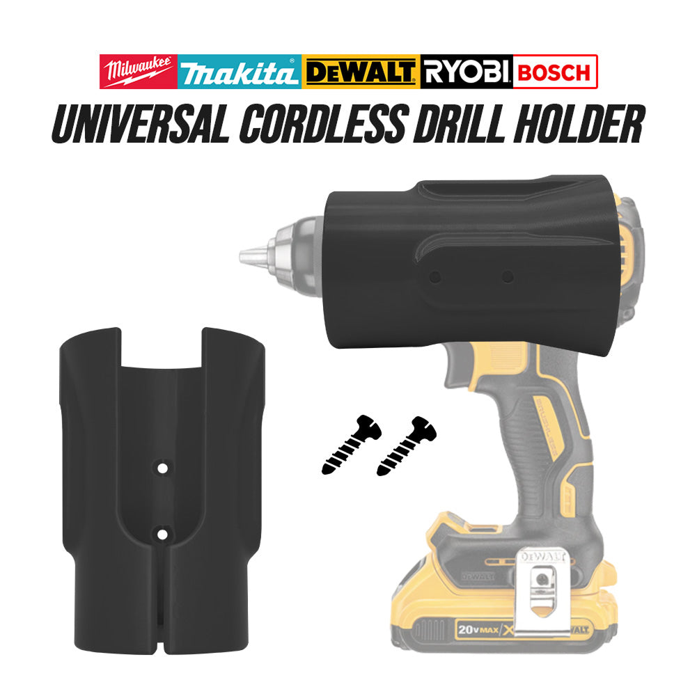 Universal Cordless Drill Holder – Wall Mount organizer