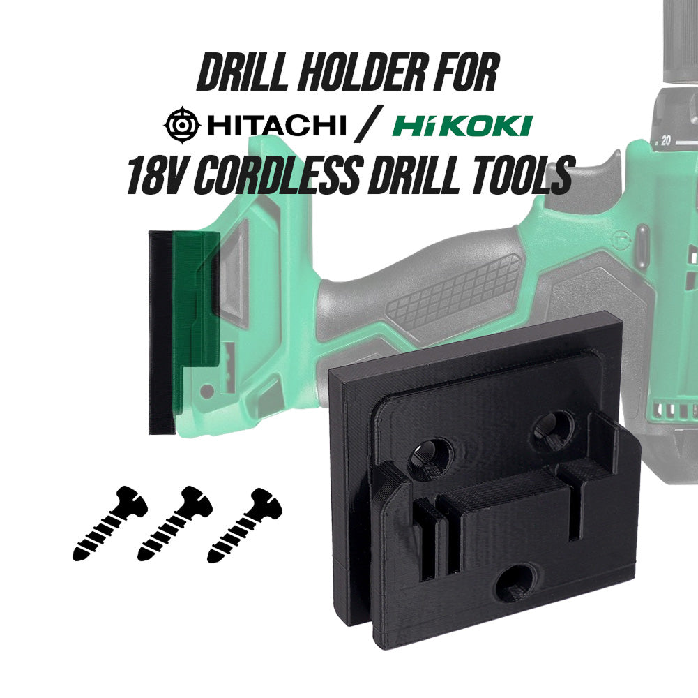 Hikoki Hitachi 18V & 36V Lithium Battery Holder – Wall-Mount