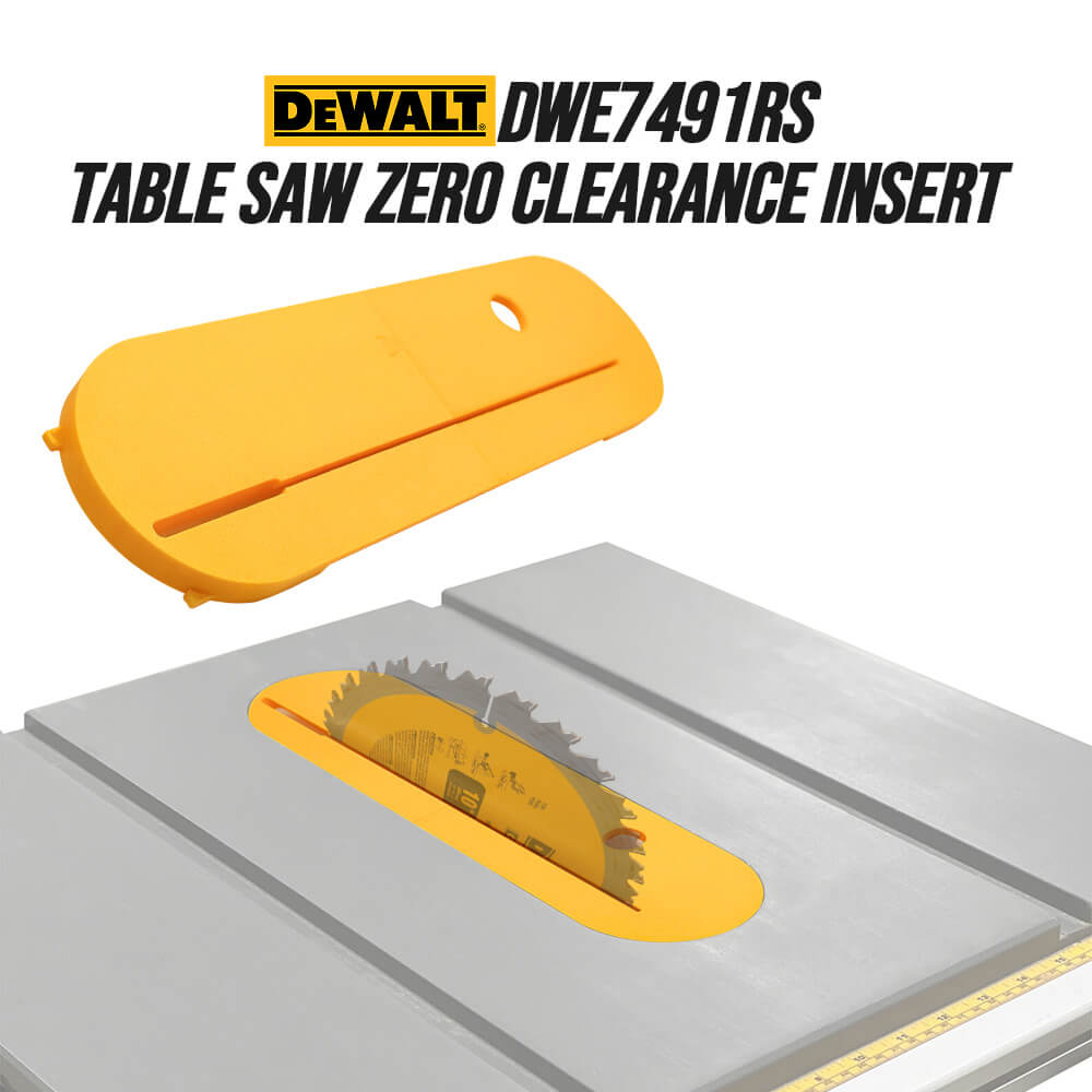 DeWalt DWE7491RS Table Saw Zero Clearance Insert
