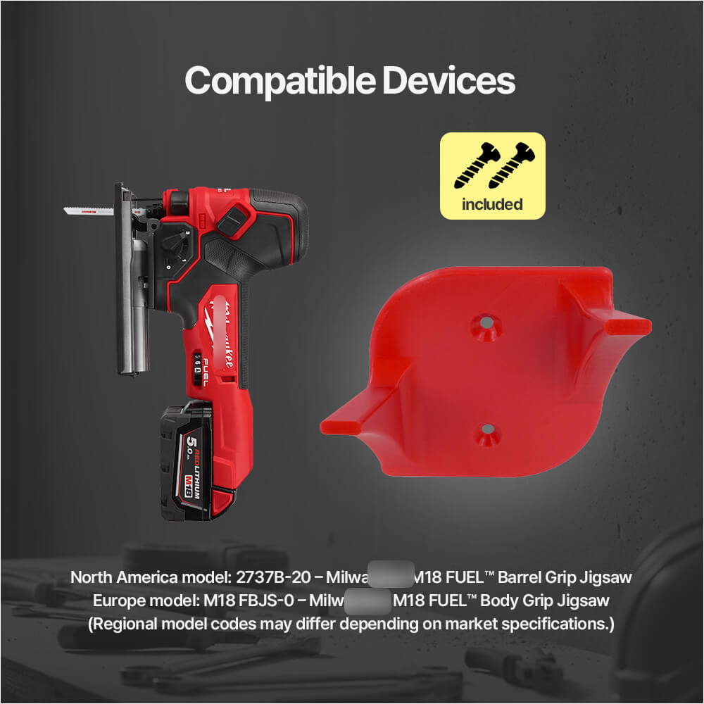 Tool Hanger Hook for Milwaukee M18 Jig Saw 2737B-20