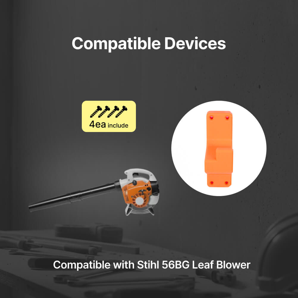 Stihl BG56 Leaf Blower Wall Mount