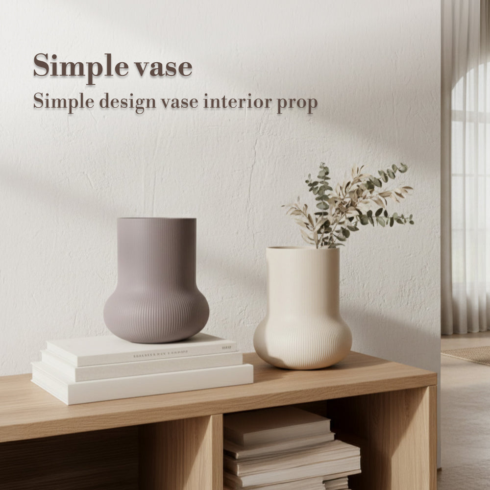 Elegant Modern Decorative Vase – Minimalist Flower Vase for Home Decor