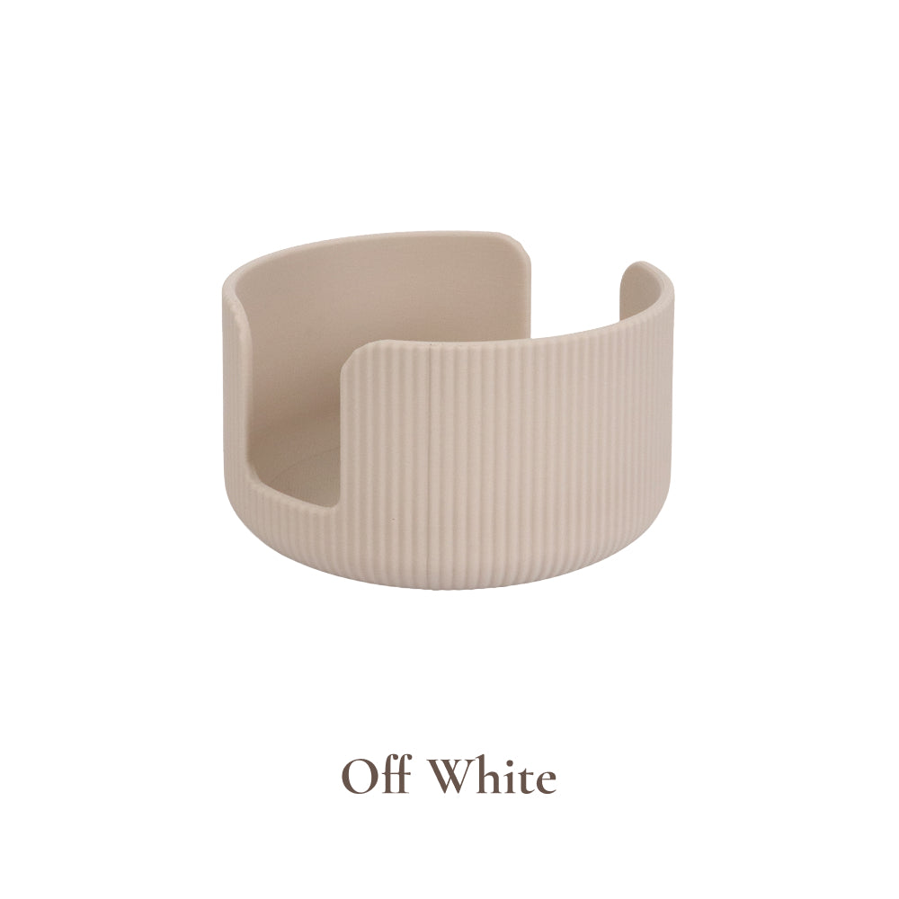 Modern Ribbed Sponge Holder – Minimal Kitchen Sink Organizer