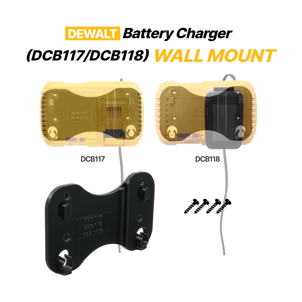 Dewalt DCB117&DCB118 Battery Charger wall Mount