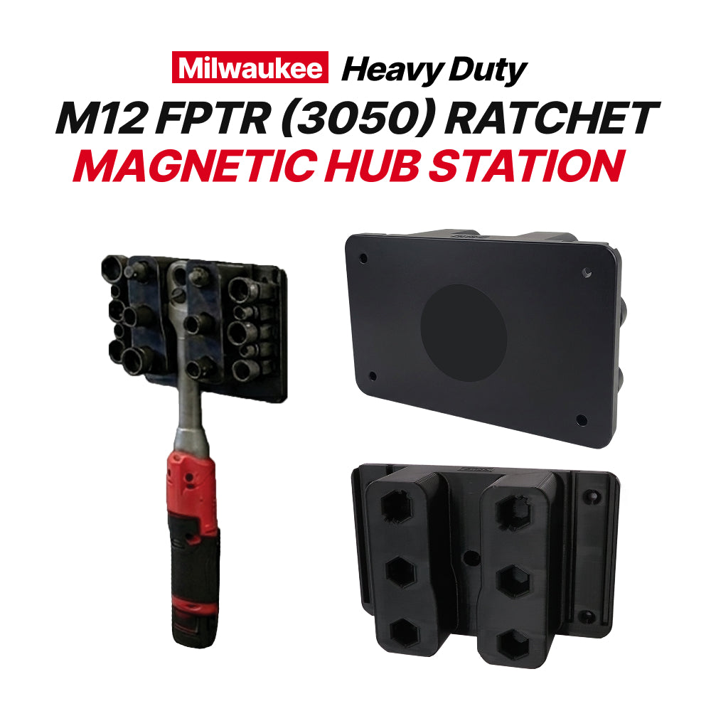 Milwaukee M12 FPTR (3050) Ratchet Magnetic Hub Station – All-in-One Storage System