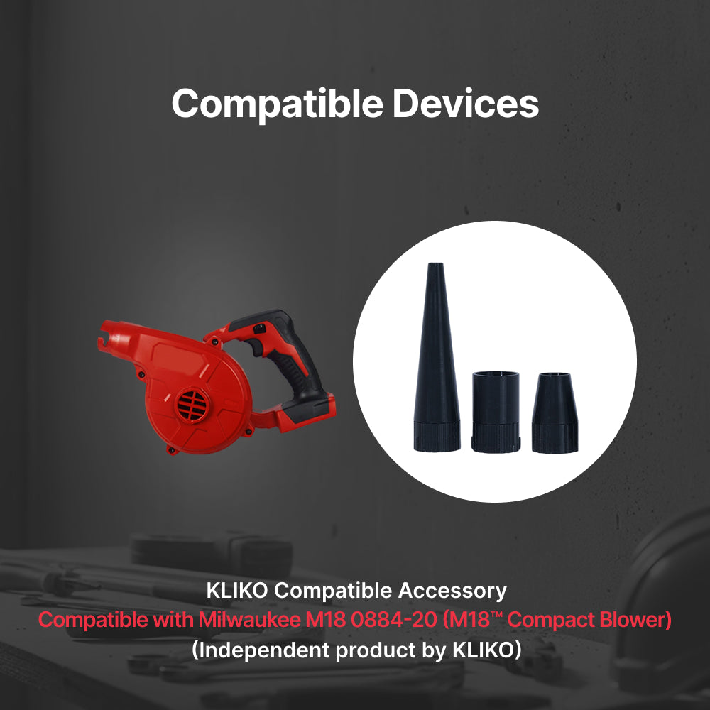 Milwaukee M18 BBL Compact Blower Nozzle Set