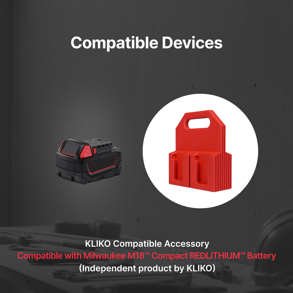 Milwaukee M18 Battery Holder 4-Pack – Portable Carry Caddy