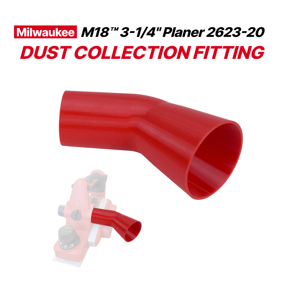 Exhaust Port Adapter for Milwaukee M18 3-1/4" Planer 2623-20