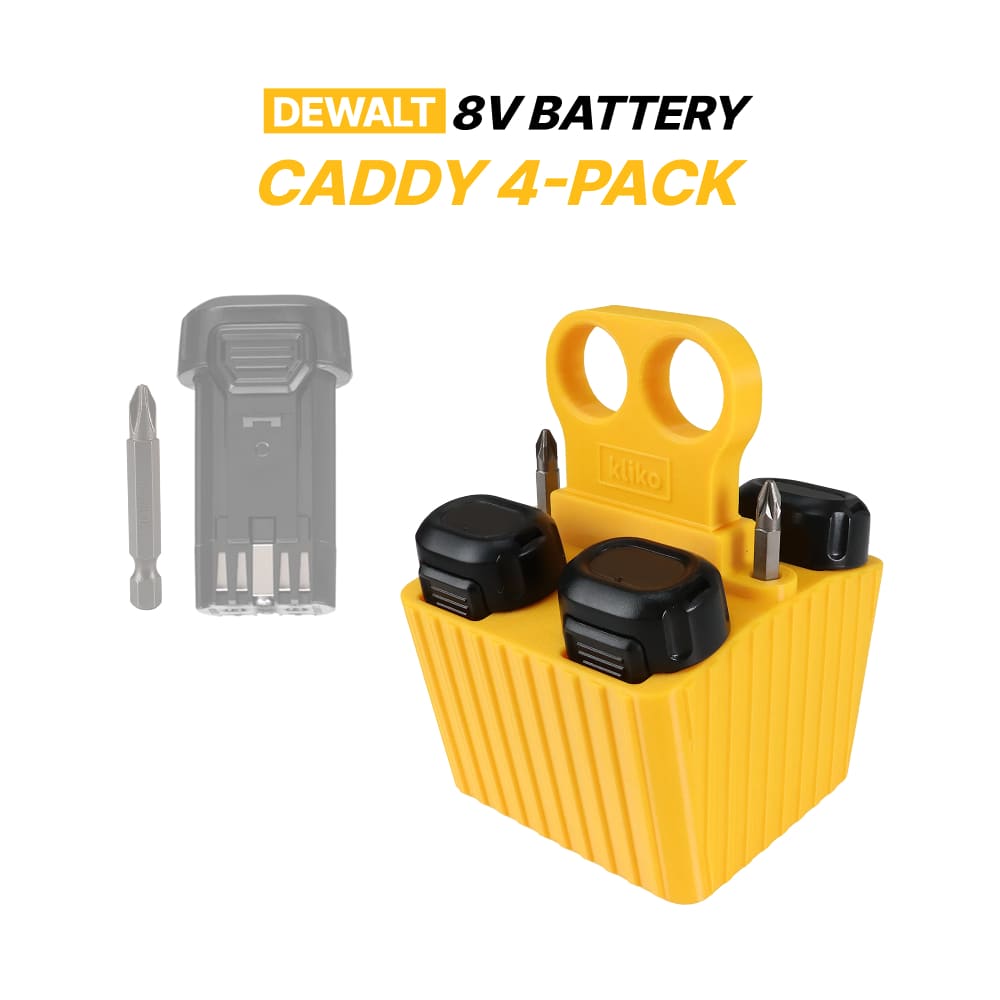 DeWalt 8V battery caddy
