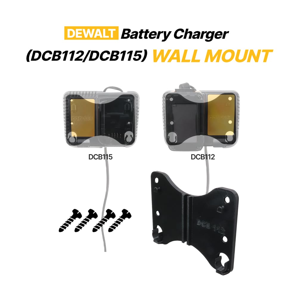 DCB112 & DCB115 Battery Charger Wall Mount