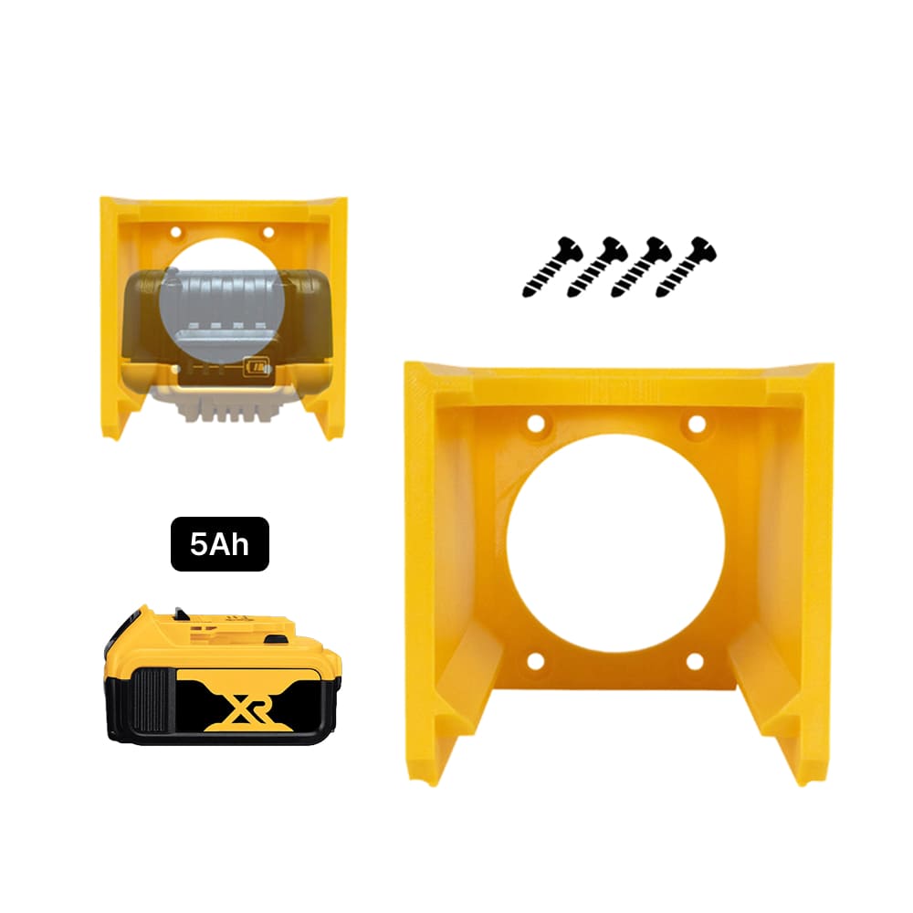 Battery Stacker Rack for DeWalt 20V - Wall Mount Organizer