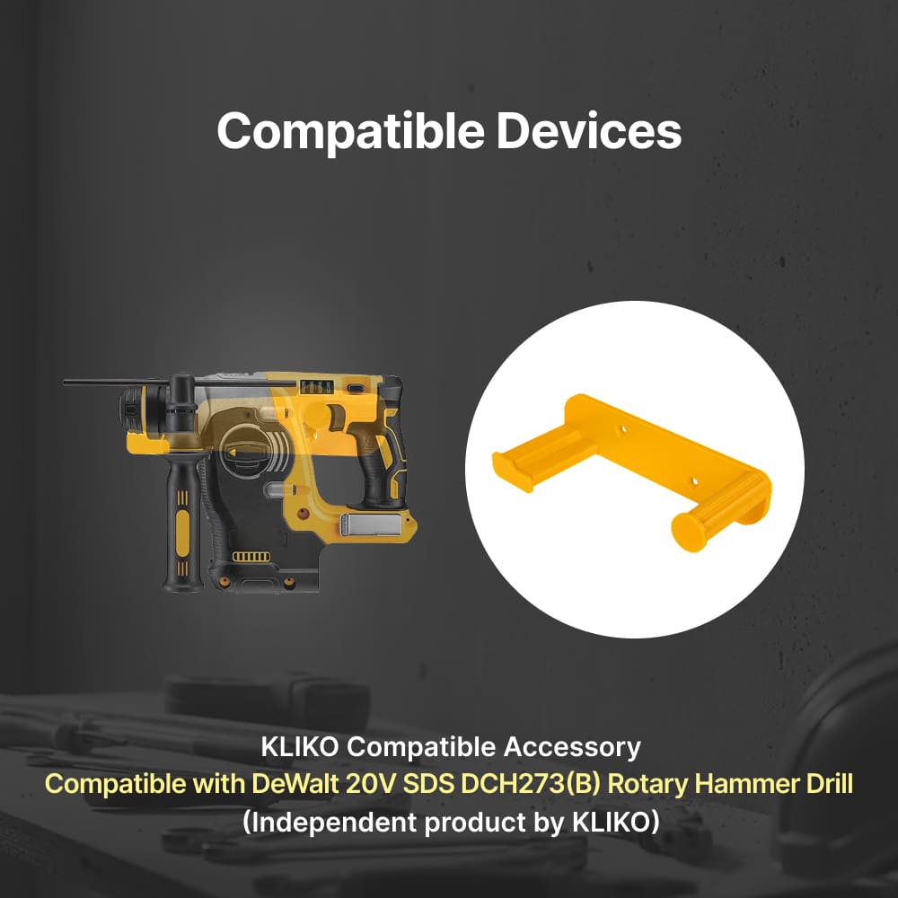 DeWalt DCH273B 20V MAX SDS Rotary Hammer Drill Wall Mount