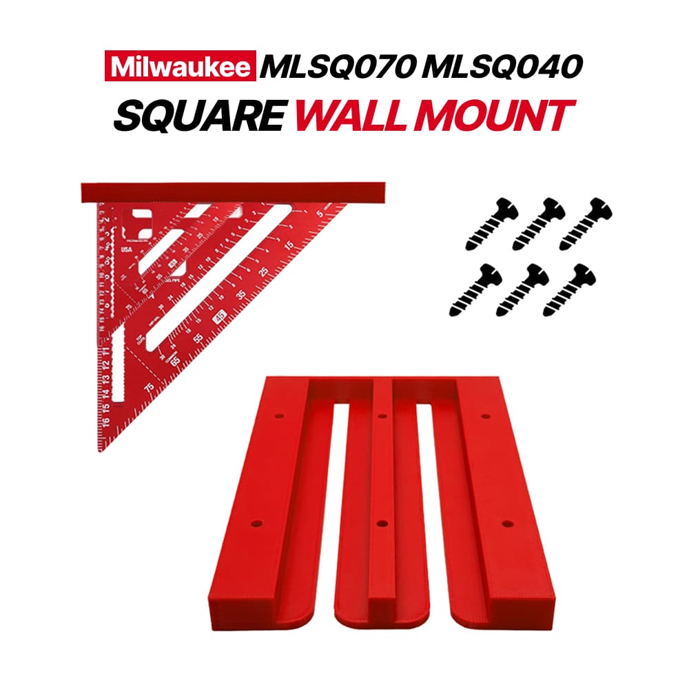 Milwaukee MLSQ070 / MLSQ040 Square Wall Mount – T7-Inch Rafter square