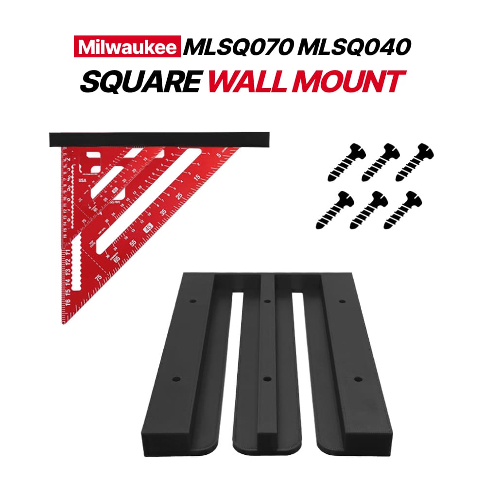 Milwaukee MLSQ070 / MLSQ040 Square Wall Mount – T7-Inch Rafter square