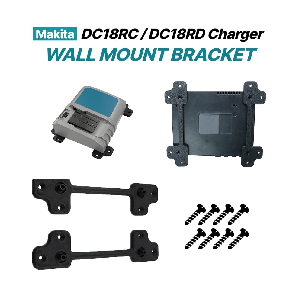Makita DC18RC / DC40RA Charger Wall Mount Bracket