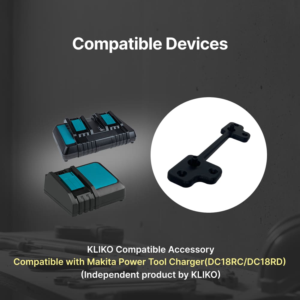 Makita DC18RC / DC40RA Charger Wall Mount Bracket