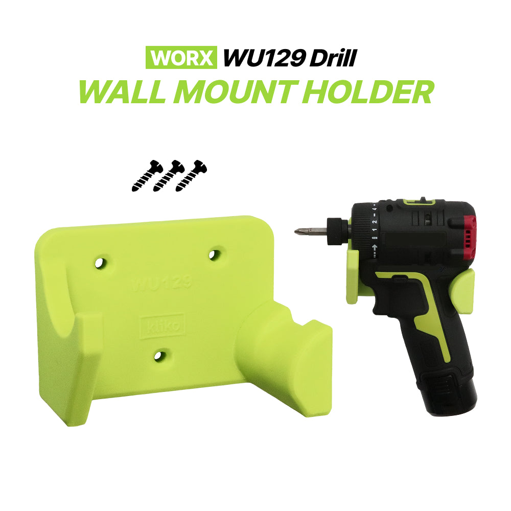 WORX WU129 Drill Wall Mount Holder – Cordless Drill Storage Hanger