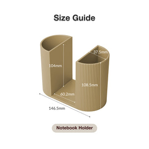 Modern Notebook Holder – Modular Minimalist Desk Organizer for A5/A6 Notebooks Durable PLA Stand - Furniture