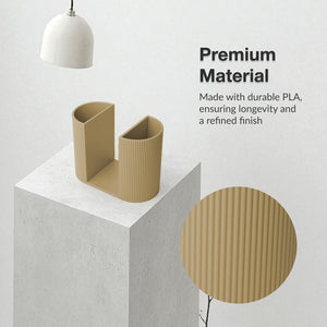 Modern Notebook Holder – Modular Minimalist Desk Organizer for A5/A6 Notebooks Durable PLA Stand - Furniture