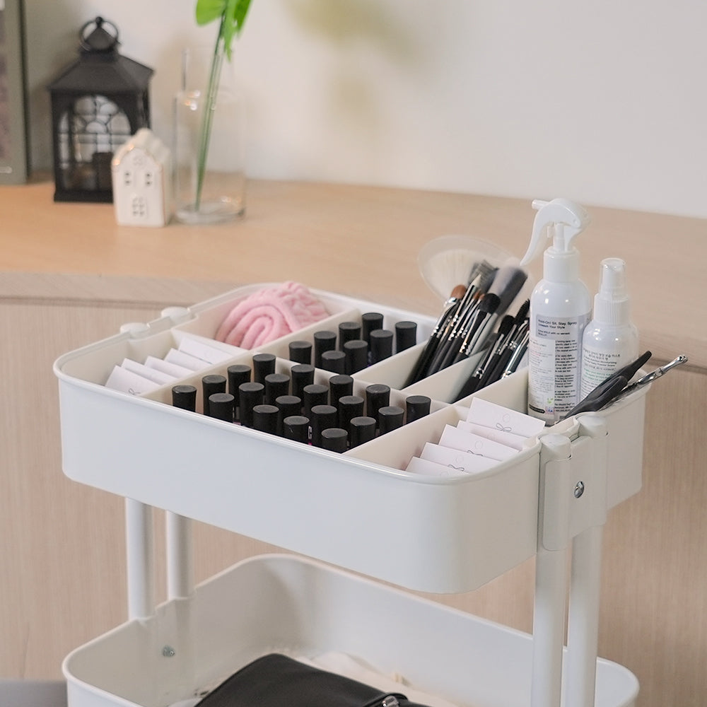 Modular Divider Part for IKEA RÅSKOG – Single Storage Bin or Hook – Monochrome Colors (Black White Gray) – Custom