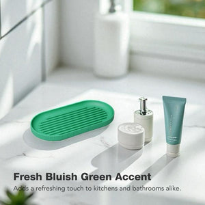 Multipurpose Sink & Bathroom Tray – Bluish Green Eco Friendly PLA Organizer for Kitchen & Bathroom Furniture