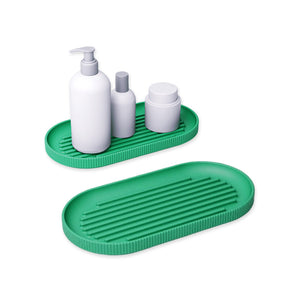 Multipurpose Sink & Bathroom Tray – Bluish Green Eco Friendly PLA Organizer for Kitchen & Bathroom Furniture