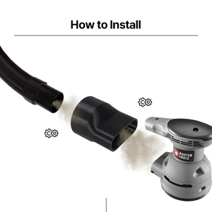 Porter Cable Sander to Shopvac – Porter-Cable Sander to Shop Vac Adapter – Connects your sander to a dust collector