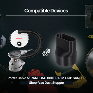 Porter Cable Sander to Shopvac – Porter-Cable Sander to Shop Vac Adapter – Connects your sander to a dust collector
