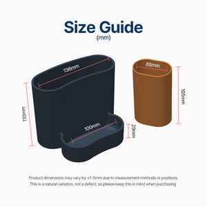 Revolve Desk Storage with Removable Divider – Compact Rotating Desktop Storage with Removable Insert for Pens Pencils