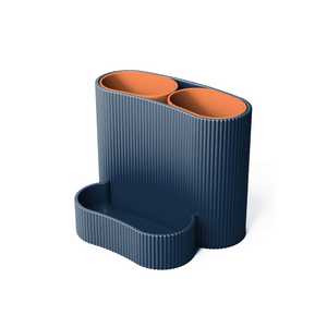 Revolve Desk Storage with Removable Divider – Compact Rotating Desktop Storage with Removable Insert for Pens Pencils