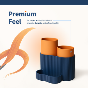 Revolve Desk Storage with Removable Divider – Compact Rotating Desktop Storage with Removable Insert for Pens Pencils