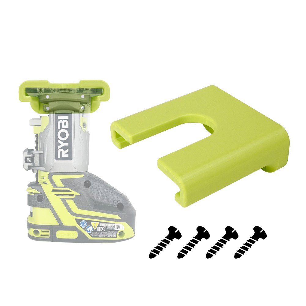 Ryobi Router Mount – Wall or Under-Shelf Holder – Secure Fit – PETG Durable – Easy Install - Power Tool Accessories