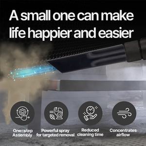 Short Crevice Nozzle for Metabo & Karcher Vacuum Cleaners – Compact Attachment – Precise Cleaning – Durable Plastic