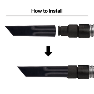 Short Crevice Nozzle for Metabo & Karcher Vacuum Cleaners – Compact Attachment – Precise Cleaning – Durable Plastic