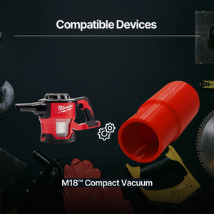 Milwaukee Vacuum Adapter – Durable Adapter for Milwaukee Tools Perfect for Connecting to Dust Collection Systems