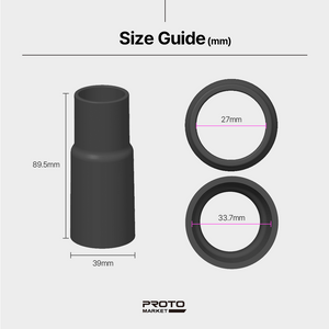 Milwaukee Vacuum Adapter – Durable Adapter for Milwaukee Tools Perfect for Connecting to Dust Collection Systems