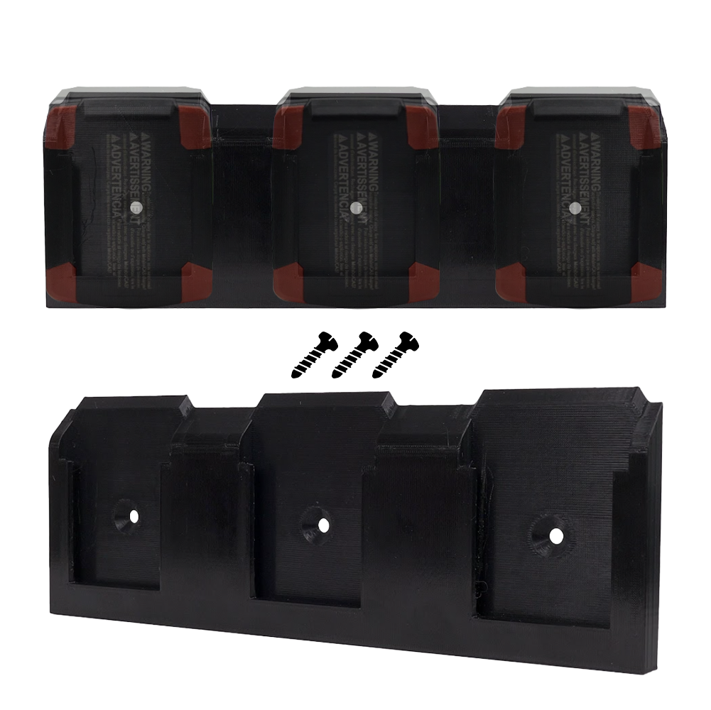 Metabo CAS battery X3 Wall Mount – Wall-mountable Metabo 18V battery rack – Saves space and simplifies storage