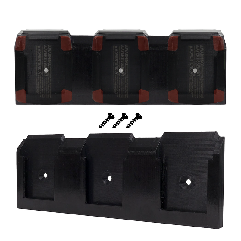 Metabo CAS battery X3 Wall Mount – Wall-mountable Metabo 18V battery rack – Saves space and simplifies storage