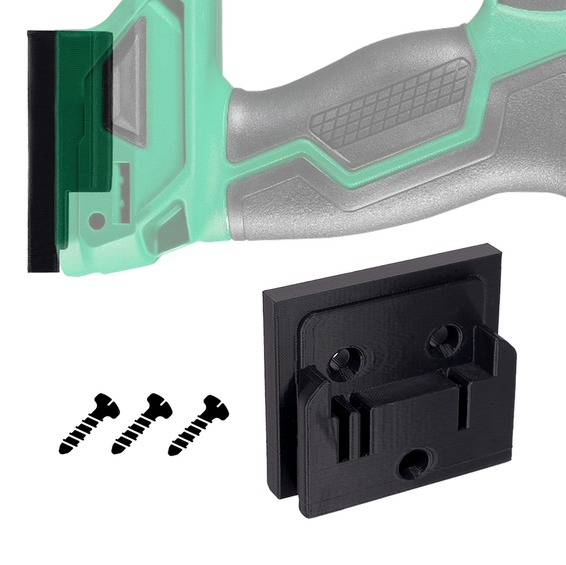 Drill Holder for HiKOKI / Hitachi 18V – Wall Mount Organizer – Secure Storage – PETG Durable
