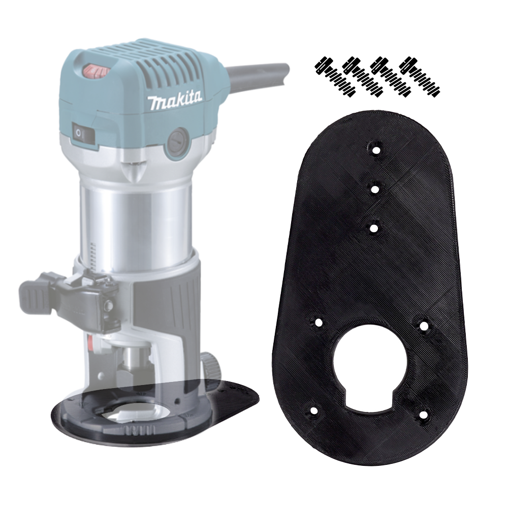 Baseplate for Makita RT0700 Router – Precision-fit baseplate for Makita RT0701C / RT0700C router – Enhances control and routing accuracy