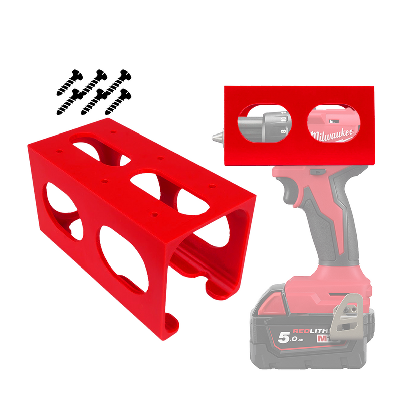 Cordless Drill Wall Holder – Compatible with Universal Brands – PETG Organizer Mount – Easy Installation for Garage or Workshop