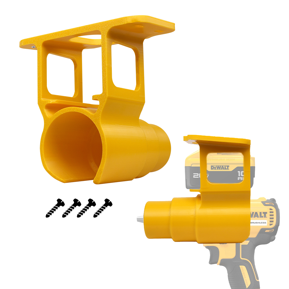 Drill/Driver Hanger Holder for Big Batteries  – Drill/Driver and Large Battery Hanger – Store Most Drills/Drivers and Large Batteries Together