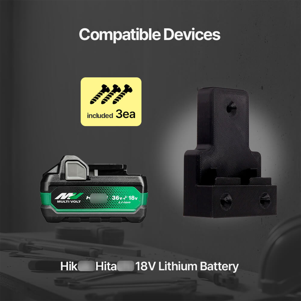 Hikoki Hitachi 18V Lithium Battery Holder