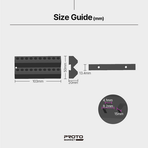 20 pcs Bit set wall mount holder – 20 pcs Bit Set Wall-Mount Holder – Efficiently stores and organizes bit sets saving