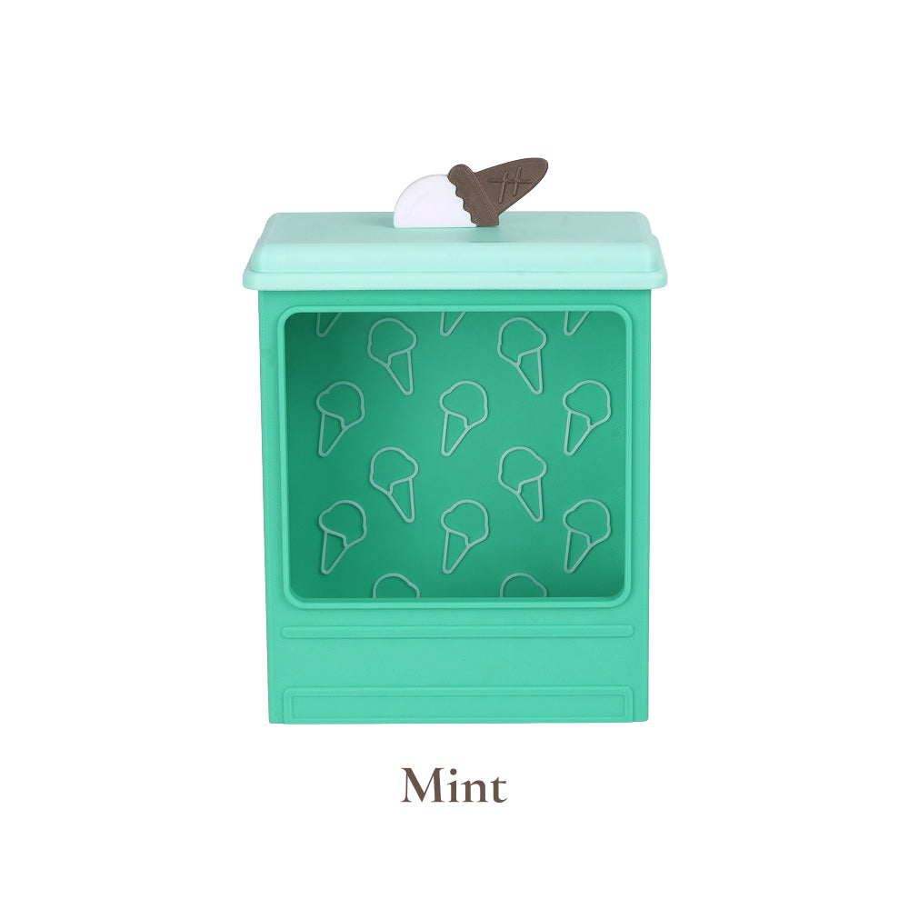 Reptile Feeder Box Ice Cream Shop – Natural Feeding Hide, Snap Fit for Bearded Dragon & Gecko