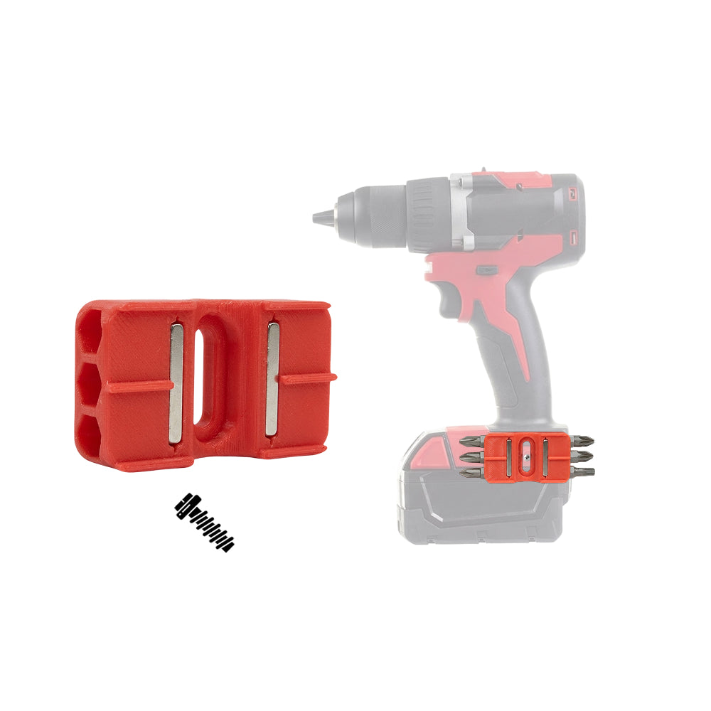 Universal Cordless Impact Driver Side Mount Bit Holder