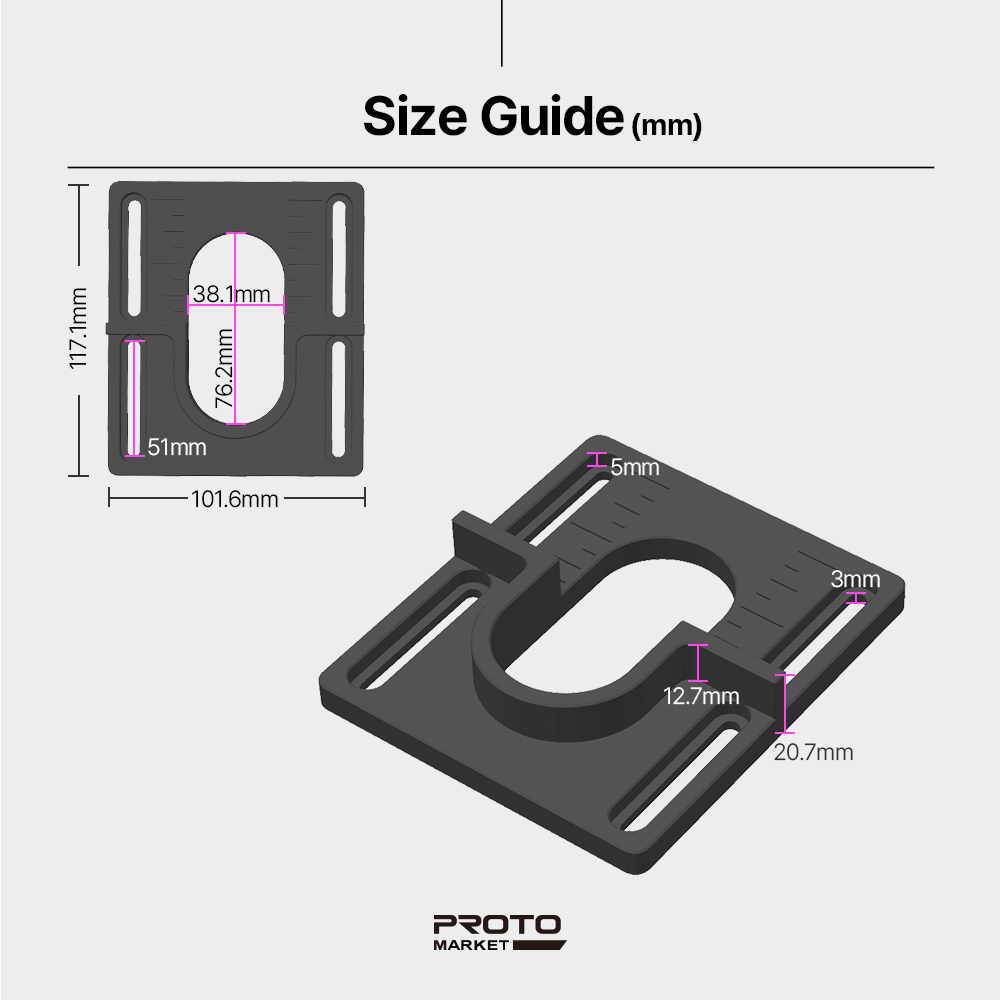 4-Inch Sliding Bevel Guide for Ryobi PCL424B – Angle Support – Precision Cutting – Durable Build