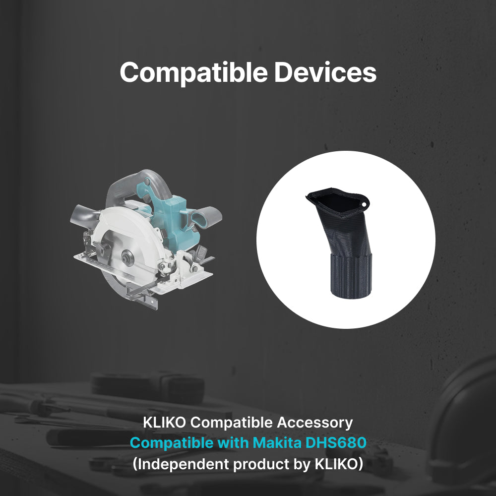 Makita DHS680 Circular Saw to Festool D27 Vacuum Hose Adapter