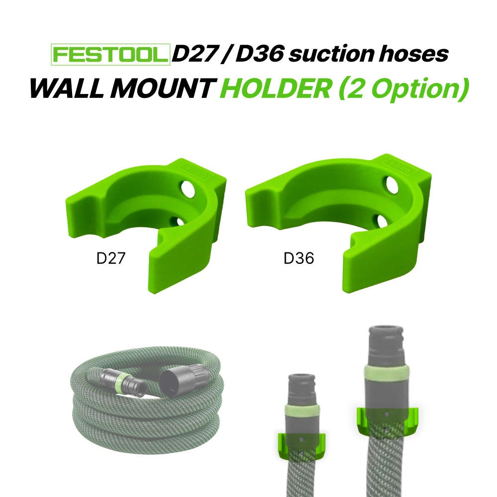 Festool D23 D36 Suction Hose wall mount Holder