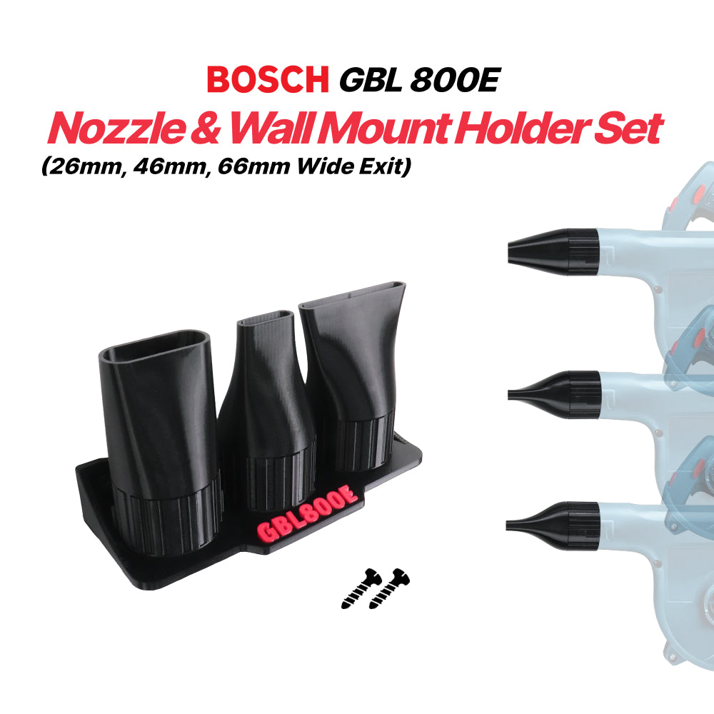 Bosch GBL800E Blower  Wide Flat Nozzle&Wall mount Set